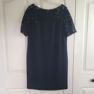 Ann Taylor Lace Bodice Dress